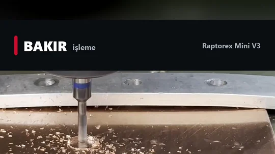Mini V3 — copper and aluminium machining video